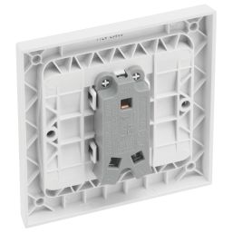 British General 900 Series 20A 16AX 1-Gang 2-Way Wide Rocker Switch  White