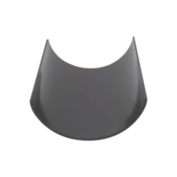 FloPlast RG3AG uPVC Half Round Gutter Anthracite Grey 112mm x 3m