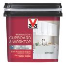 V33 750ml Soft Grey Satin Kitchen Cupboard Paint