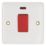 Vimark  50A 1-Gang DP Cooker Switch White with Neon