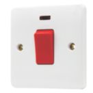Vimark Pro 50A 1-Gang DP Cooker Switch White with Neon