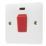 Vimark Pro 50A 1-Gang DP Cooker Switch White with Neon