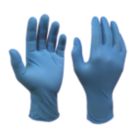 Site SDG102 Nitrile Powder-Free Disposable Gloves Blue Large 100 Pack