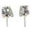 Essentials  Toilet Seat Hinges Chrome 2 Pack