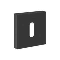 Cooke & Lewis Lormel Standard Escutcheon (Pair) Matt Black 52mm