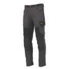 Site Evenson Multi-Pocket Stretch Trousers Grey/Black 34" W 32" L