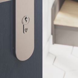 Smith & Locke Fire Rated 1 Star Double Double Cylinder Lock 40-45 (85mm) Satin Nickel