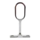Essentials Oval Rail Centre Bracket Polished Chrome 30mm