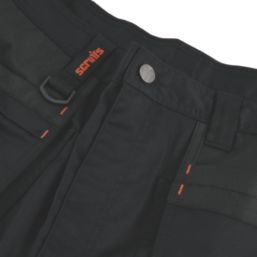 Scruffs Worker Plus Holster Work Trousers Black 38" W 28" L