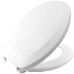 Bemis Jersey  Toilet Seats Thermoplastic White 5 Pack