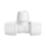 Hep2O  Plastic Push-Fit Reducing Keyless Tee 15mm x 15mm x 10mm