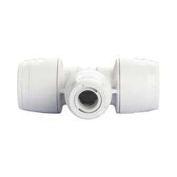 Hep2O  Plastic Push-Fit Reducing Keyless Tee 15mm x 15mm x 10mm