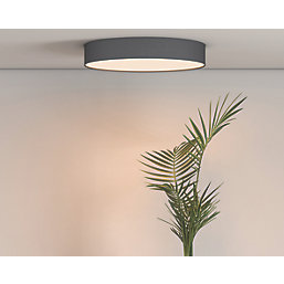 Calex  RGB & White LED Smart Ceiling Light Black 16W 1800lm