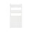 Flomasta 1200mm x 600mm 2101BTU White Flat  Towel Radiator