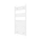 Flomasta 1200mm x 600mm 2101BTU White Flat  Towel Radiator