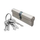Smith & Locke  6-Pin Double Cylinder Lock 50-50 (100mm) Satin Nickel