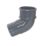 FloPlast MiniFlo 112.5° Round Offset Downpipe Bend Anthracite Grey 50mm