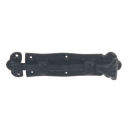 GateMate Straight Door Bolt Black 150mm