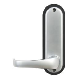 Smith & Locke  Push-Button Lock w/ Handles  60mm Silver