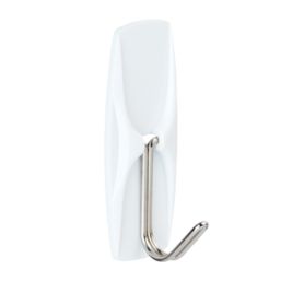 Command White Self-Adhesive Medium Wire Hooks 7 Pack