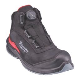 Milwaukee Boa Flextred Size 12  Black Water-Resistant  Safety Boots