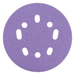 Trend  AB/125/120A 120 Grit 8-Hole Punched Multi-Material Sanding Discs 125mm 10 Pack