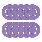 Trend  AB/125/120A 120 Grit 8-Hole Punched Multi-Material Sanding Discs 125mm 10 Pack