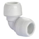 Hep2O  Plastic Push-Fit Equal 90° Keyless Elbow 22mm