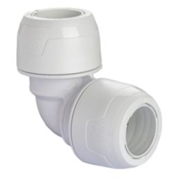 Hep2O  Plastic Push-Fit Equal 90° Keyless Elbow 22mm
