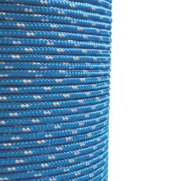 Essentials Braided Rope Blue / White 6mm x 500m