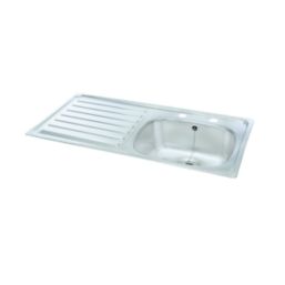 Carron Phoenix  1 Bowl Stainless Steel Kitchen Sink  940mm x 485mm