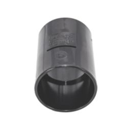 FloPlast Solvent Weld Straight Couplers 32mm x 32mm Black 5 Pack