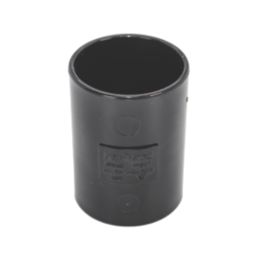 FloPlast Solvent Weld Straight Couplers 32mm x 32mm Black 5 Pack