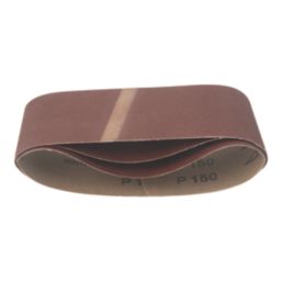 Titan  150 Grit Multi-Material Sanding Belts 457mm x 75mm 3 Pack