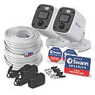 Swann Enforcer SWPRO-4KMQBPK2-EU White Wired 4K Indoor & Outdoor Bullet Add-On Camera for Swann DVR CCTV Kit
