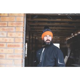 Scruffs  Trade Bobble Hat Black/Orange