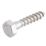 Easydrive  Hex Bolt Thread Cutting Coach Screws 10mm x 50mm 10 Pack