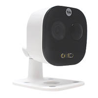 Yale All-in-One Mains-Powered White Wireless 1080p Indoor & Outdoor Square Outdoor Wi-Fi Camera