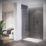 Mira Platinum HP/Combi Rear-Fed Black/Chrome Thermostatic Wireless Digital Mixer Shower