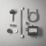 Mira Platinum HP/Combi Rear-Fed Black/Chrome Thermostatic Wireless Digital Mixer Shower