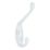 Essentials Coat & Hat Hook White 86mm