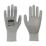 Site  PU Palm Touchscreen Gloves Grey Large