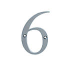 Fab & Fix Door Numeral 6, 9 Polished Chrome 80mm