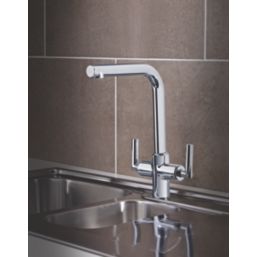 Dolce  Dual-Lever Mono Mixer Kitchen Tap Chrome