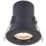 Saxby Major GU10 Fixed  Fire Rated Recessed Downlight Black