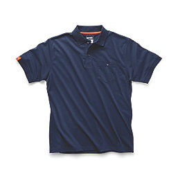 Scruffs  Worker Polo Navy Small 40" Chest