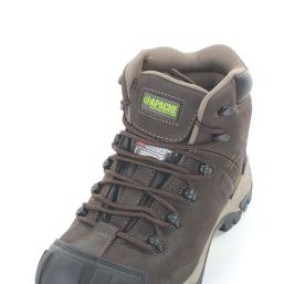 Apache Neptune Metal Free   Safety Boots Brown Size 11
