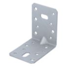Magnodur Reinforced Angle Brackets Silver 90mm x 90mm x 65mm 10 Pack