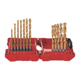 Milwaukee RedHex Hex Shank Metal Drill Bit Set 19 Pieces