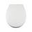 Swirl  Soft-Close with Quick-Release Toilet Seat Stainless Steel & Plastic White